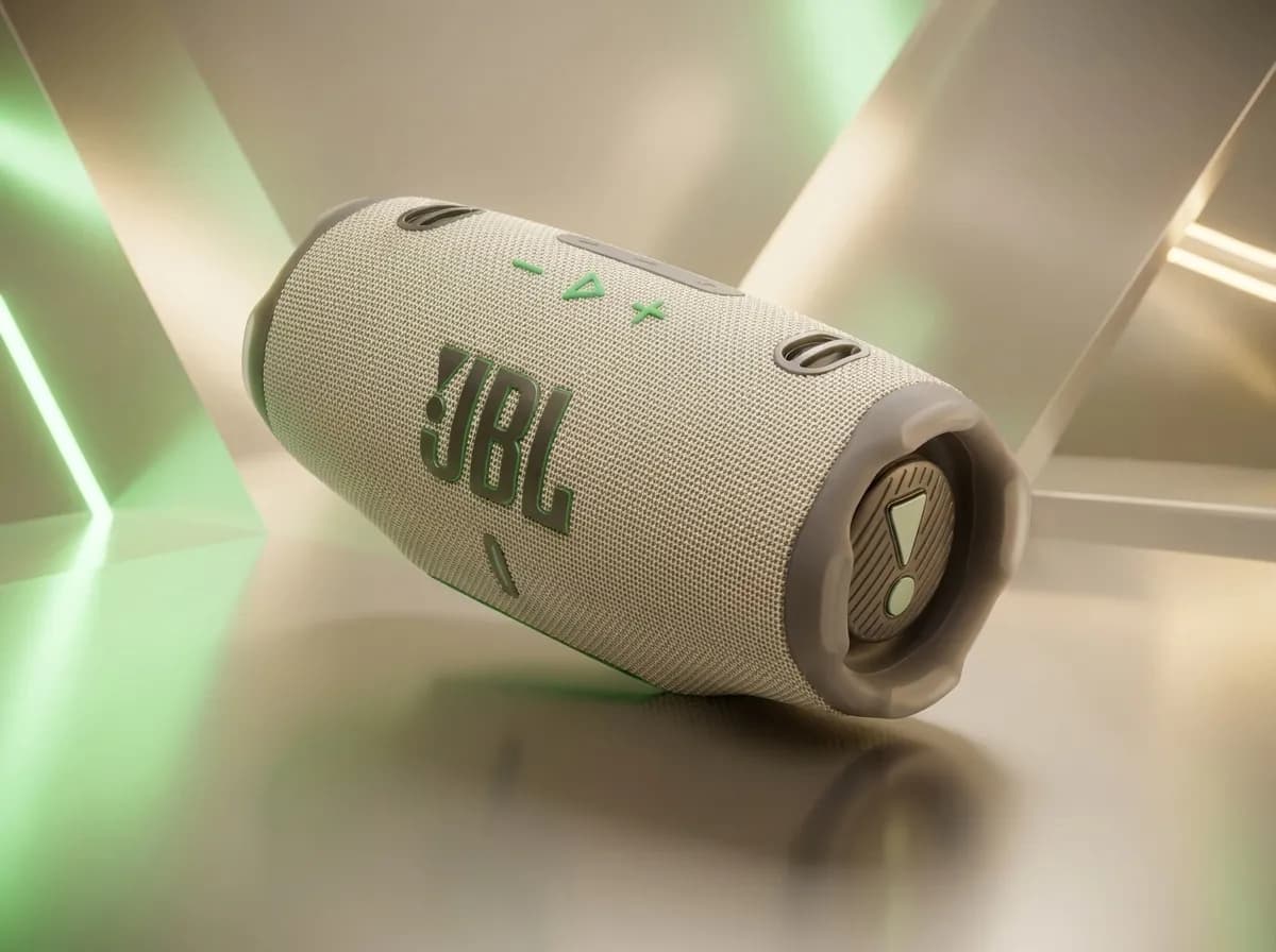 JBL Charge 6 Portable Waterproof & Drop-Proof Bluetooth Speaker with AI Sound Boost & Powerbank 3