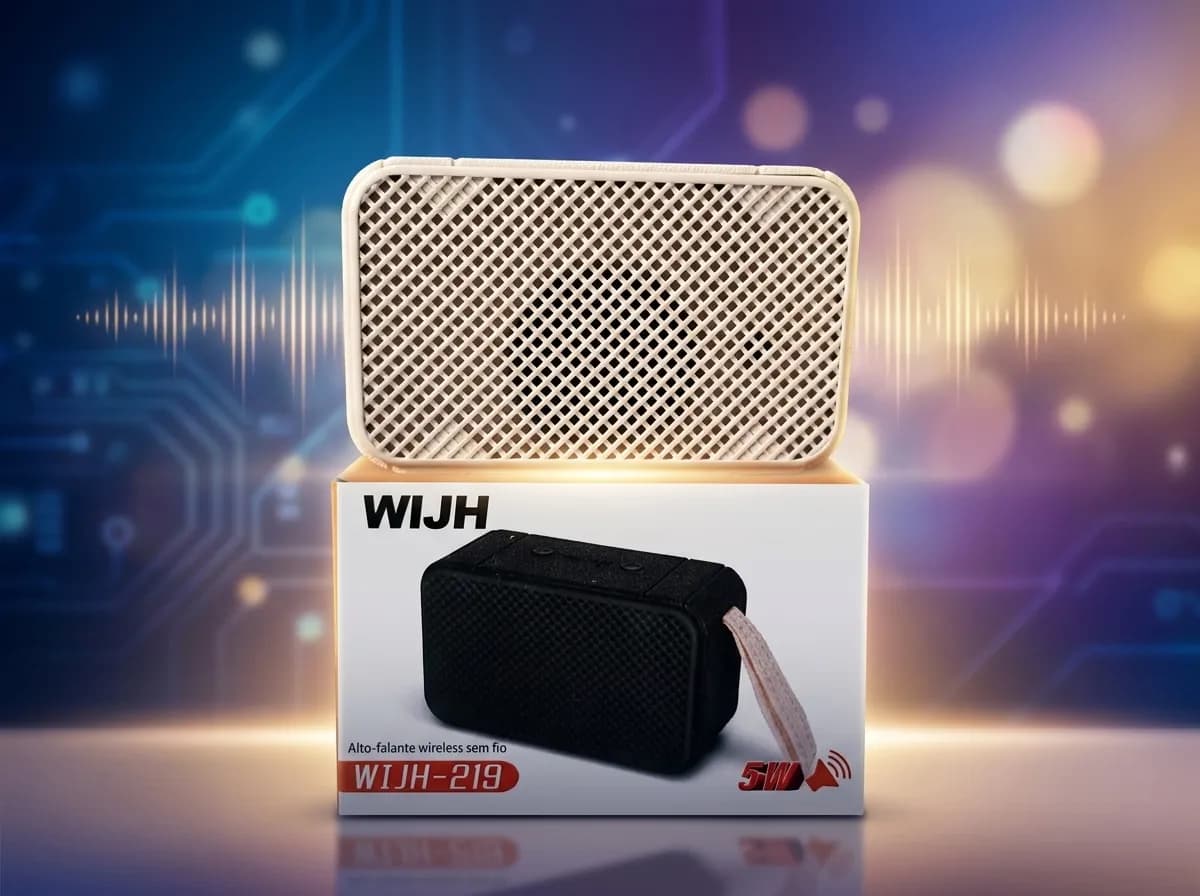 WIJH-219 প্রিমিয়াম ওয়্যারলেস ব্লুটুথ স্পিকার – ৫ ওয়াট স্টেরিও সাউন্ড এবং ফ্যাশনেবল লেদার ফিনিশ ডিজাইন 2