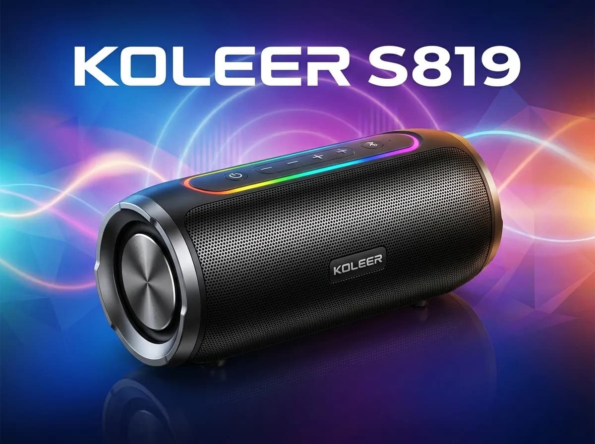 Koleer S819 Wireless Bluetooth Speaker with 1200mAh Battery 2