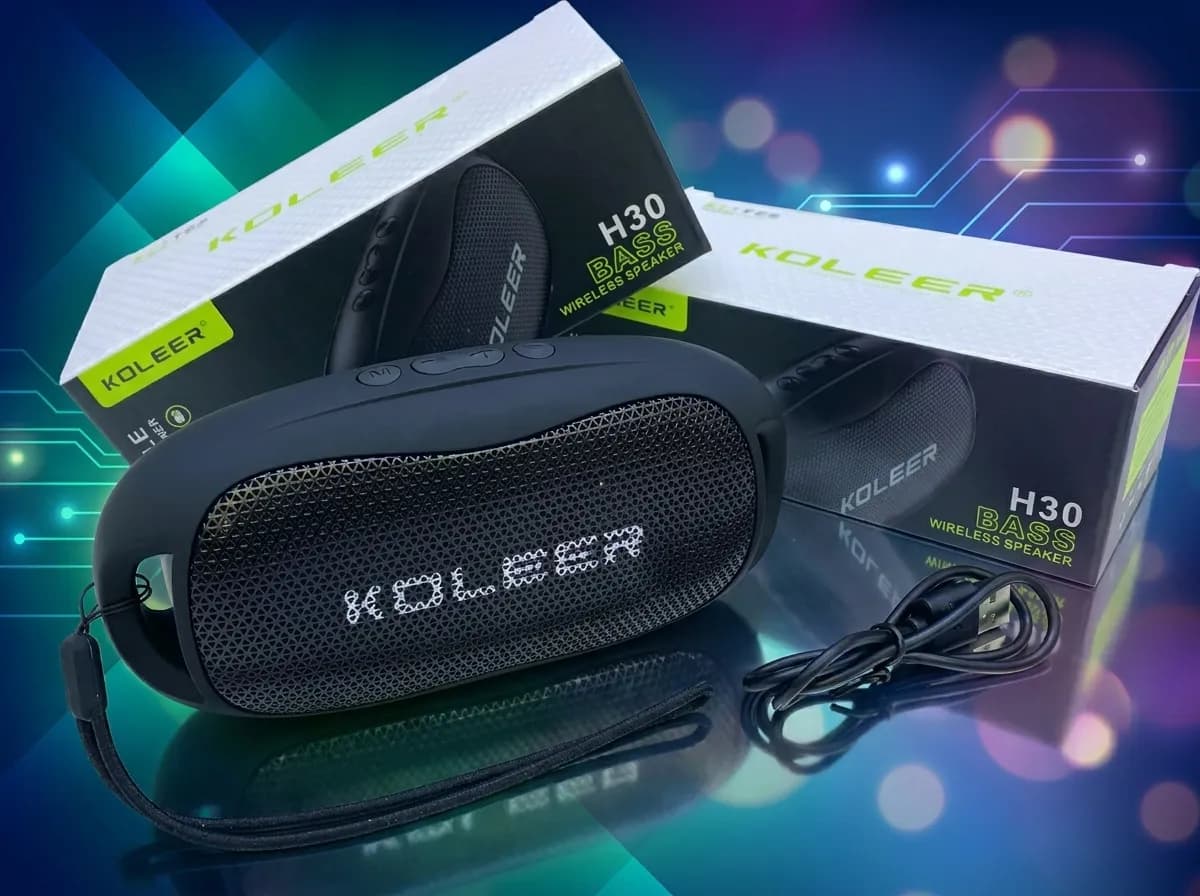 KOLEER H30 Portable Wireless Multimedia Speaker with 1200mAh Battery
