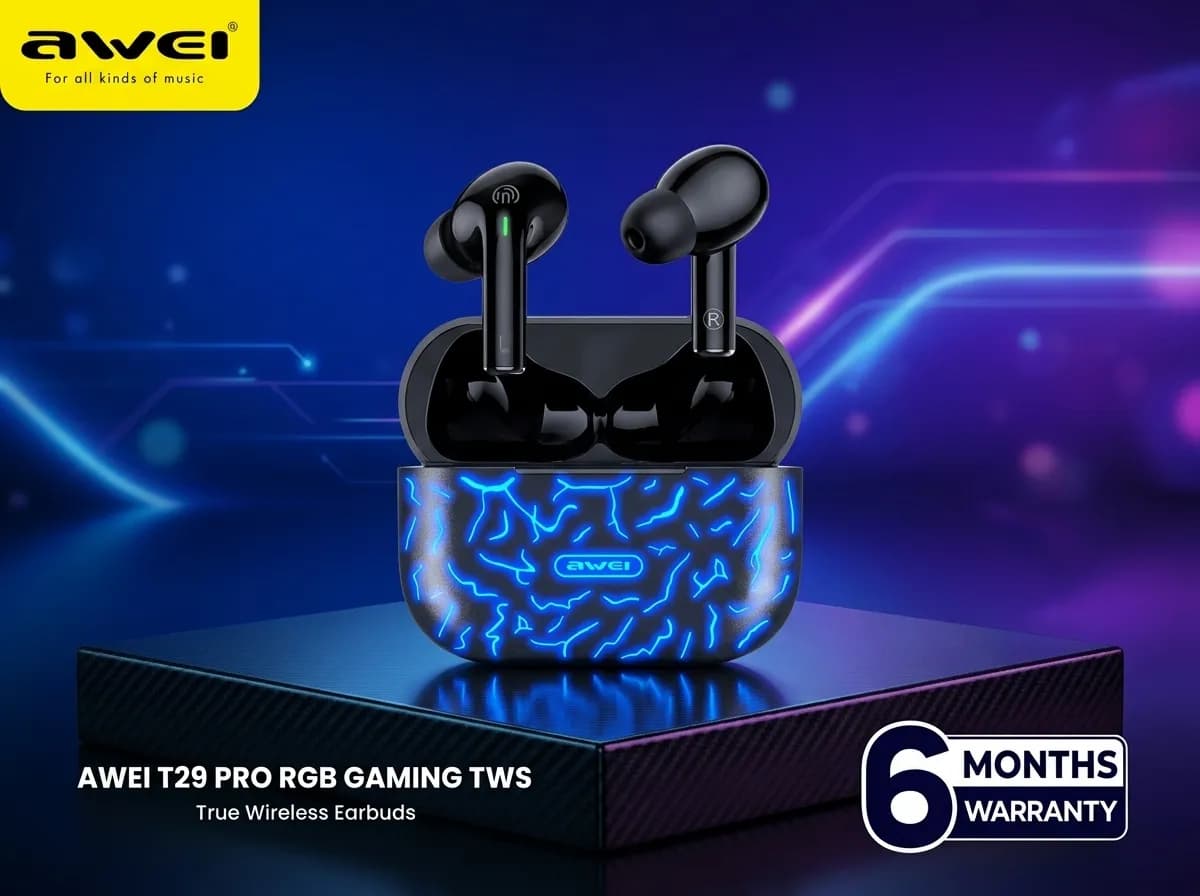 Awei T29 Pro Bluetooth RGB Gaming TWS