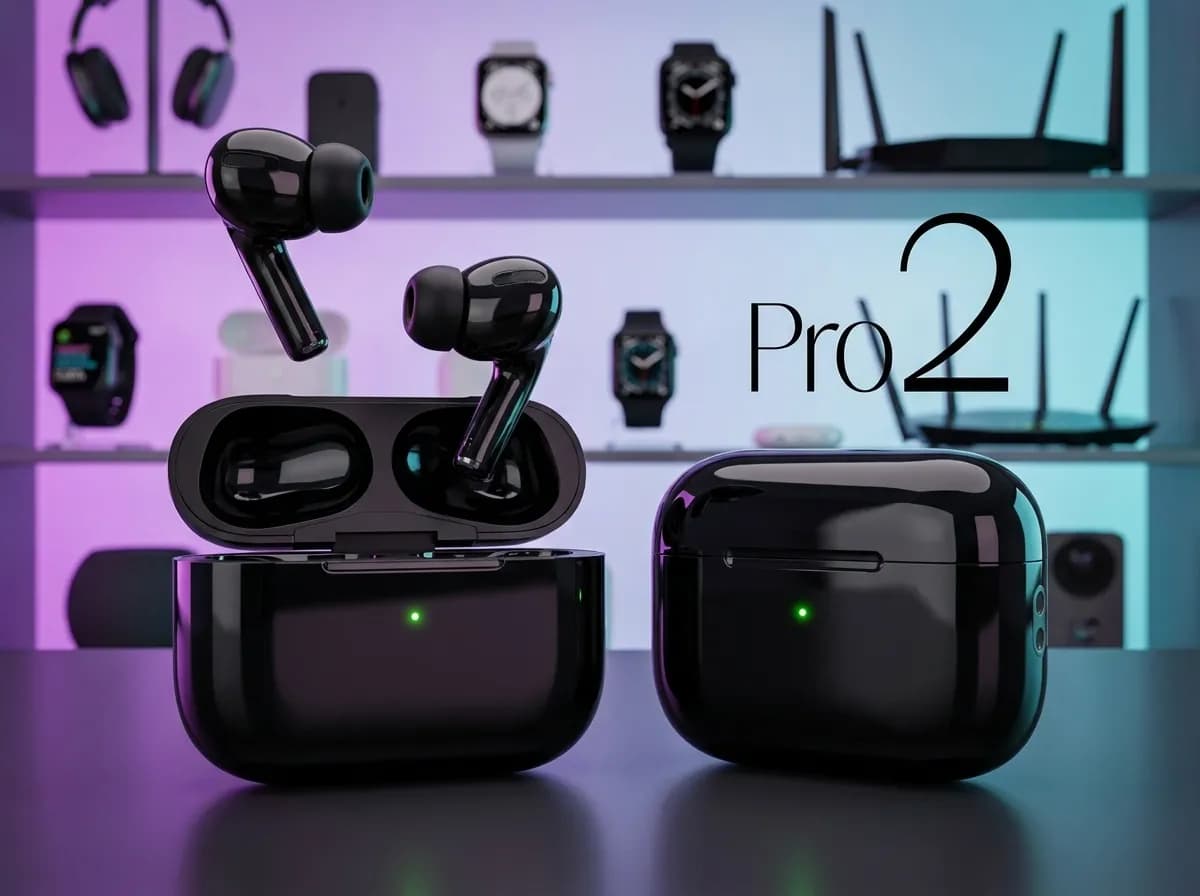 Apple AirPods Pro Black Edition (2nd Gen) TWS Earbuds 2