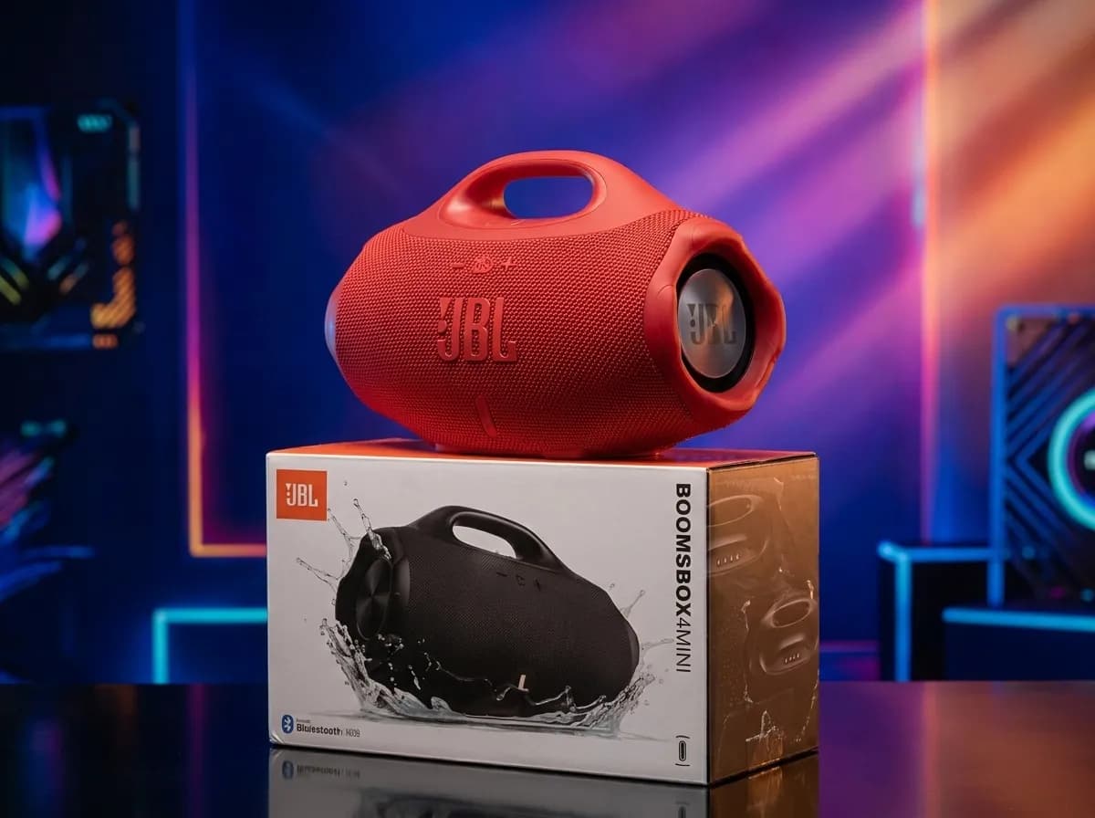 JBL Boombox 4 Mini Portable Bluetooth Speaker with 15W Sound,