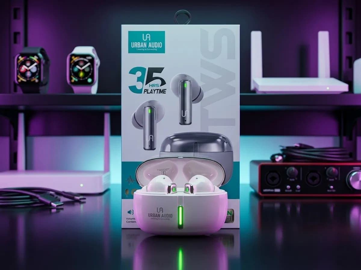 Urban Audio 35 HRS Playtime (টকিং টাইম ও মিউজিক টাইম ৩৫ ঘণ্টা পর্যন্ত)